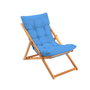 Hanah Home Silla de Jardín My006 Azul y Natural